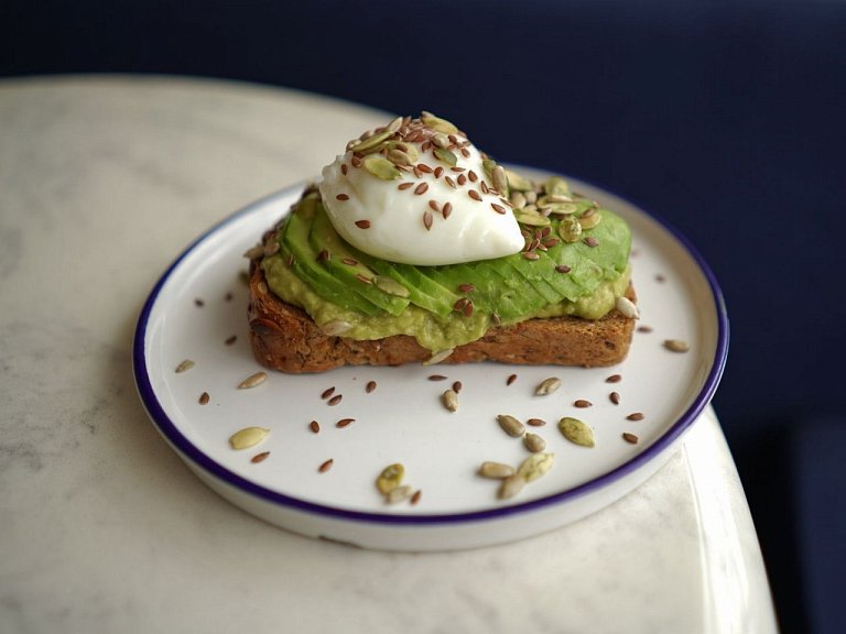 К Авокадо тост с яйцом пашот